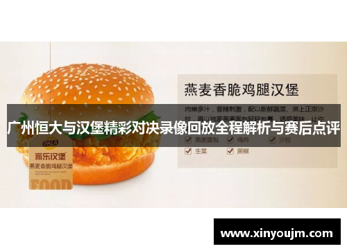 广州恒大与汉堡精彩对决录像回放全程解析与赛后点评